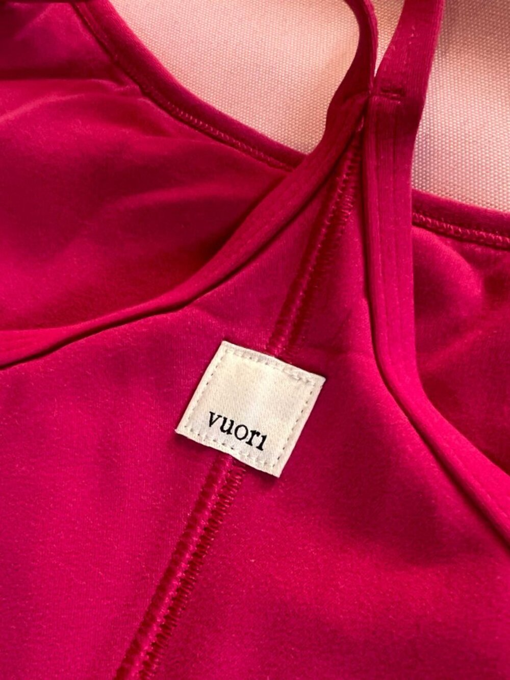 Vuori Pink Yoga Set - Top and Bottoms - Picture 6 of 8